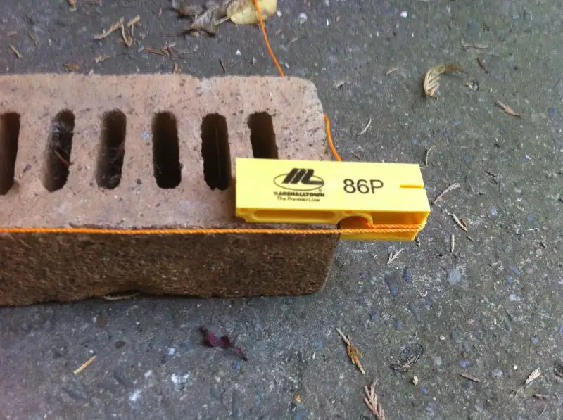 line blocks bricklaying