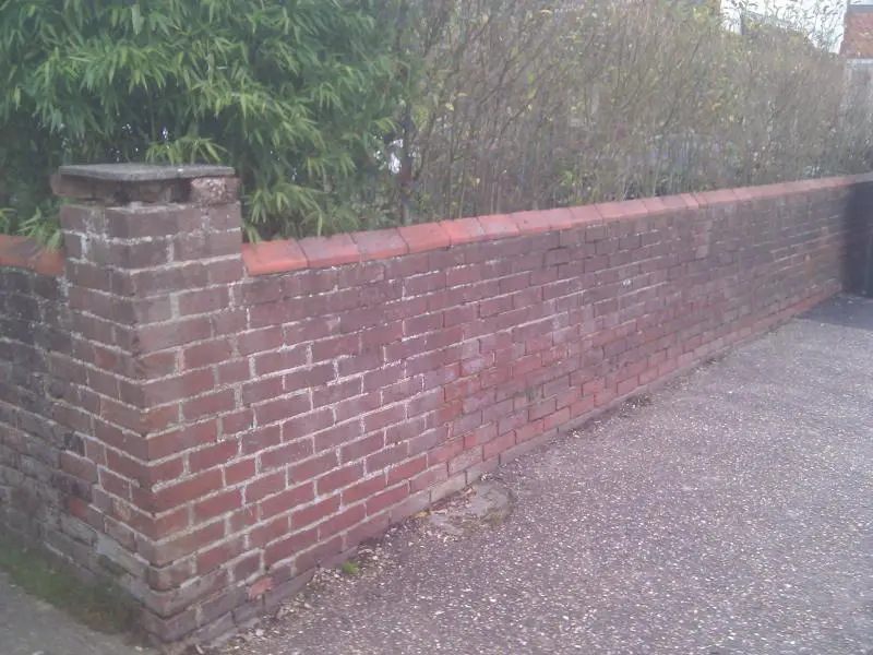 Extending Garden Brick Wall Height DIYnot Forums   Full