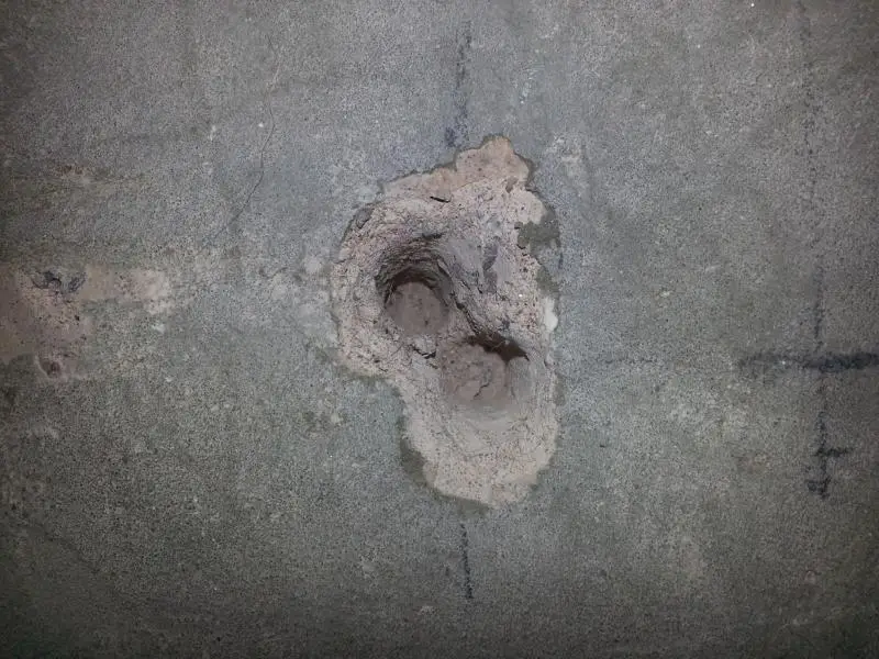 Filling Drilled Hole In Concrete Floor Help Diynot Forums