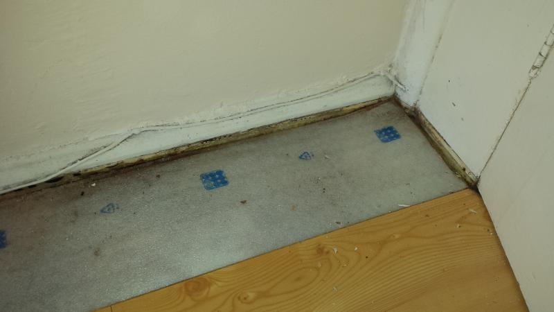 Laminate flooring and damp issues