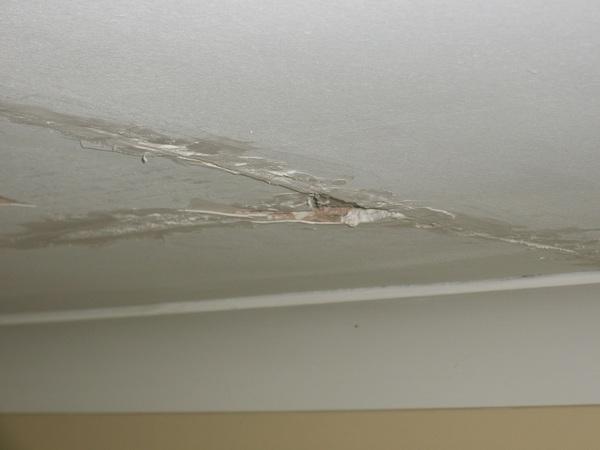 Repairing Plasterboard Ceiling Hole With Bulging Diynot
