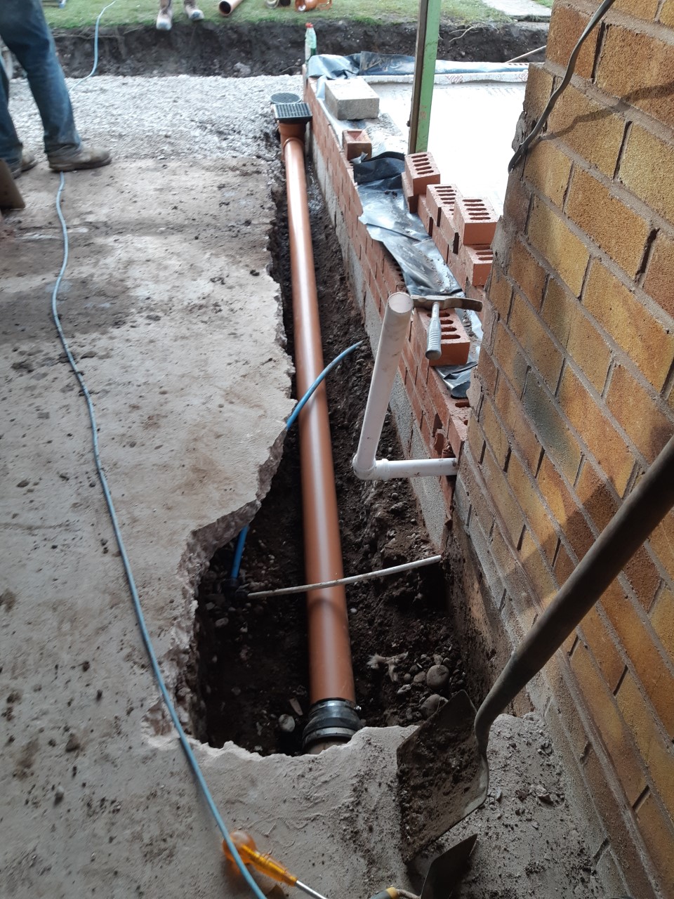 water mains tap