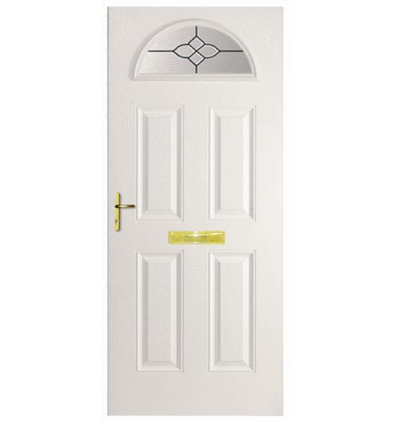 White Battersea  Composite Door (Elegance)