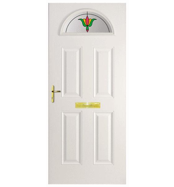 White Battersea  Composite Door (Fleur)